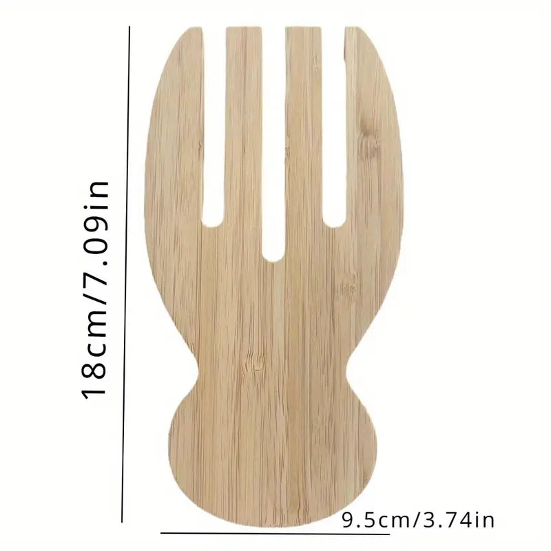 BAMBOO SALAD SERVERS (ENGRAVED)