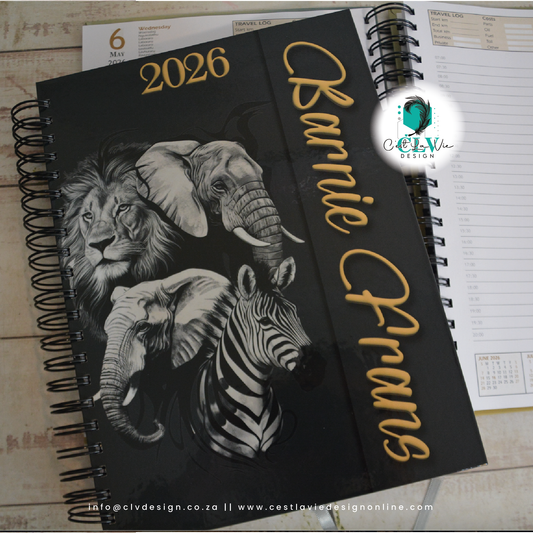 2026 WIRE BIND HARD COVER DIARY