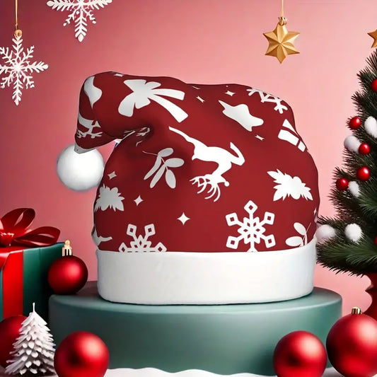 CUSTOM PRINTED FLEECE CHRISTMAS HATS