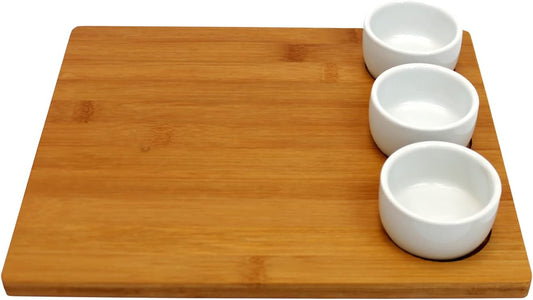 BAMBOO SNACK SERVING SET