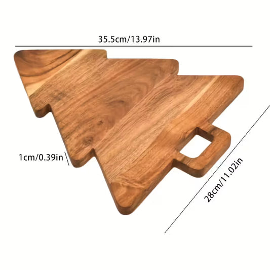 ACACIA CHRISTMAS TREE CUTTING BOARD