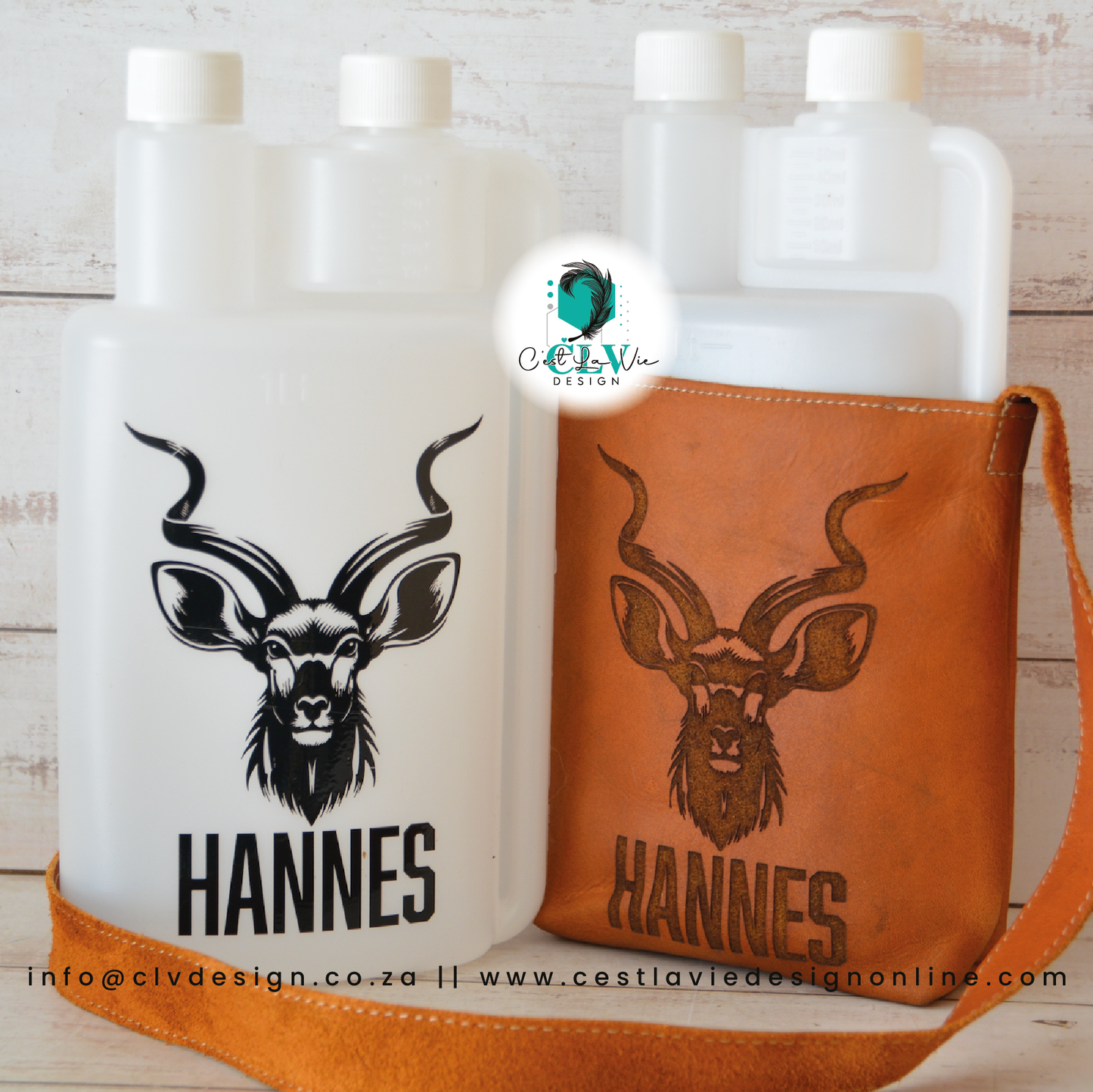GENUINE LEATHER BETTIX BOTTLE HOLDER