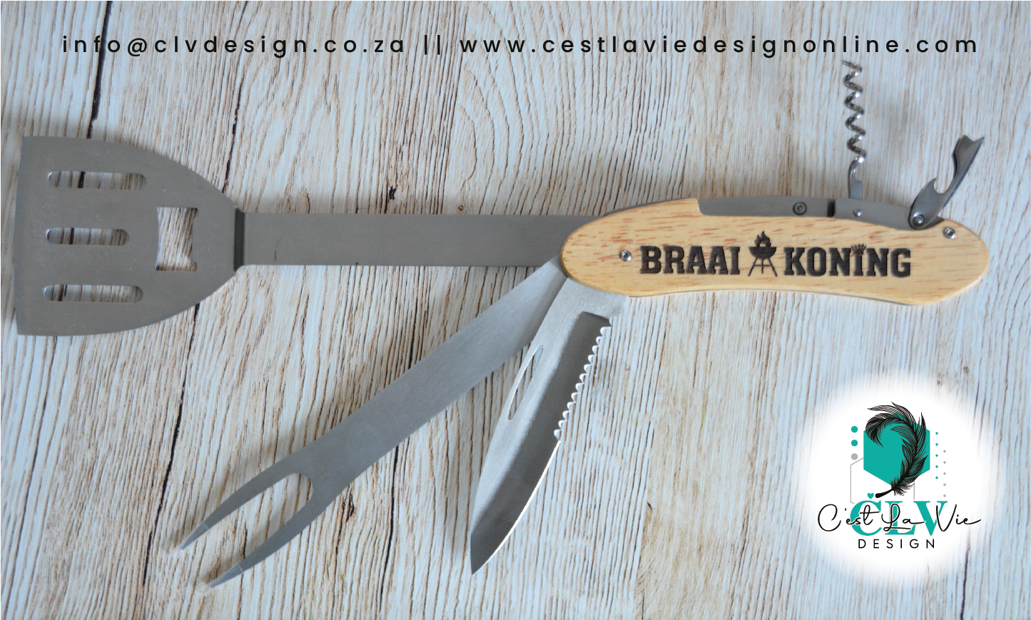 FOLDABLE BRAAI TOOL