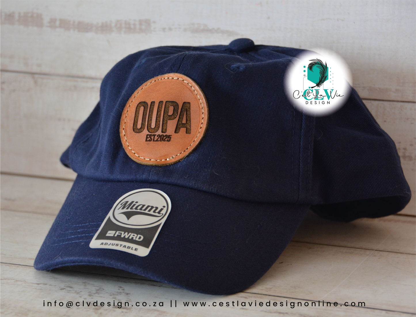 CAPS WITH LEATHER ENGRAVED PATCH (ADULTS)