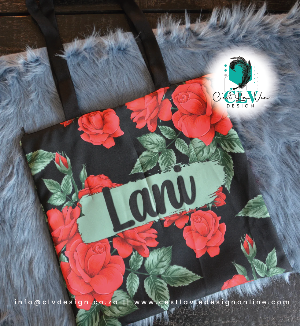 LARGE CARRY TOTE (CUSTOM PRINTED)