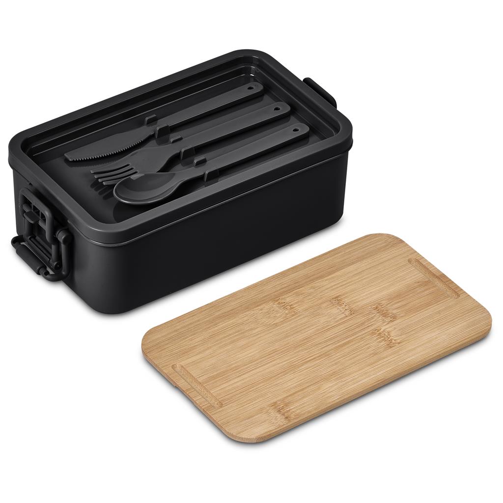 PERSONALISED URBAN TERRAIN DOUBLE LAYER LUNCH BOX SET