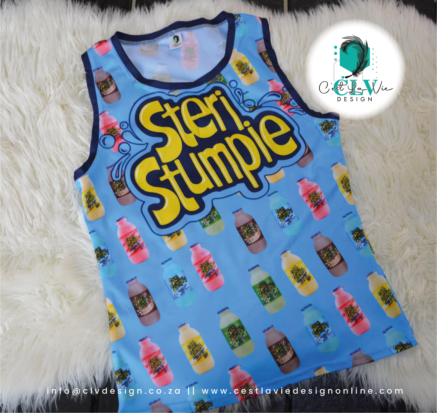 CUSTOM PRINTED HONEYCOMB TANK TOP