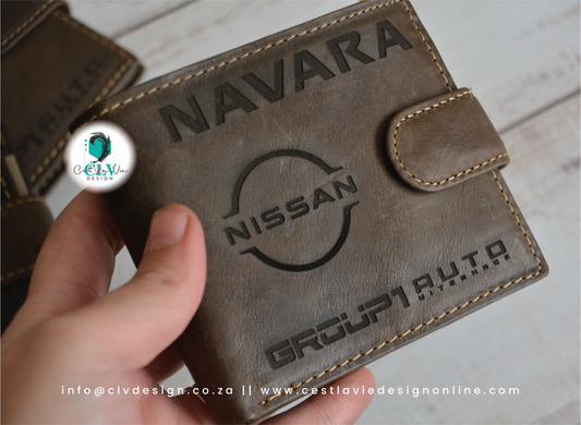 GENUINE LEATHER FINO WALLET - DARK BROWN