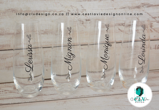 STEMLESS CHAMPAGNE FLUTE