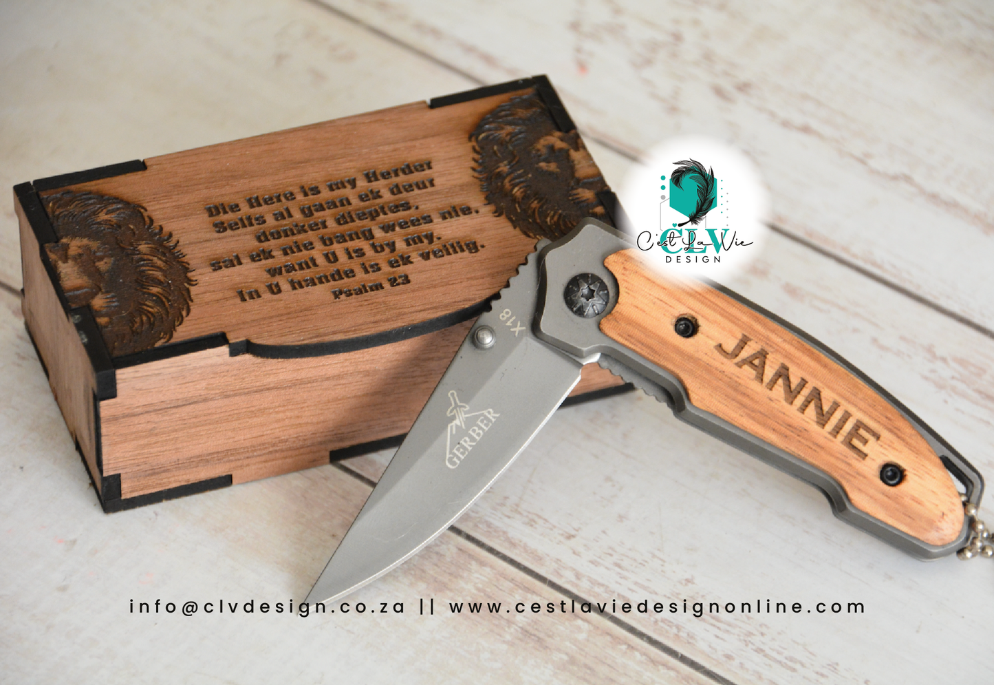 PERSONALISED GERBER POCKET KNIFE