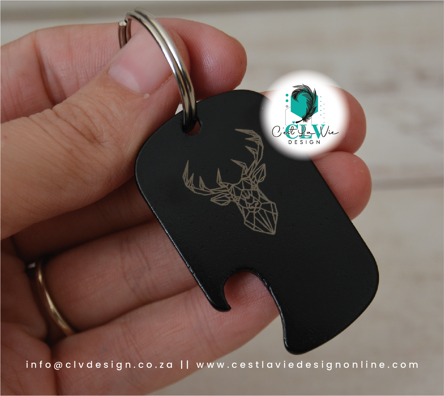 BLACK ALUMINIUM BOTTLE OPENER