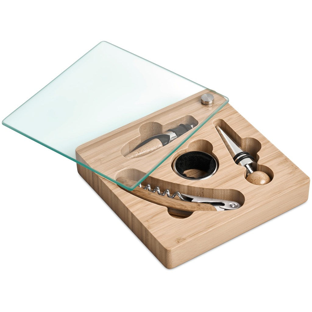 BAMBOO WINE ACCESSORY SET