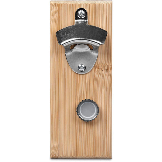 MAGNETIC BAMBOO BOTTLE OPENER