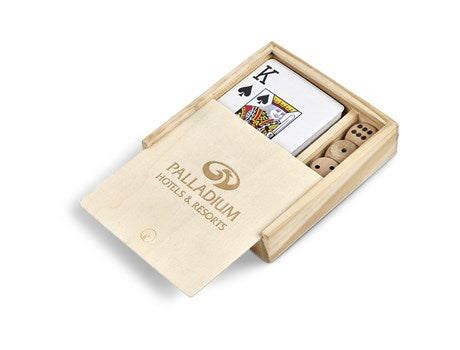 DICE AND CARD BOX SET