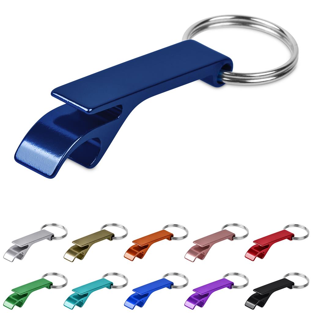 RECYCLED ALUMINIUM BOTTLE OPENER KEY HOLDER