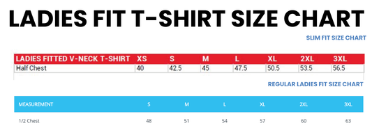 LADIES SLIM FIT V-NECK T-SHIRTS FOR ADULTS