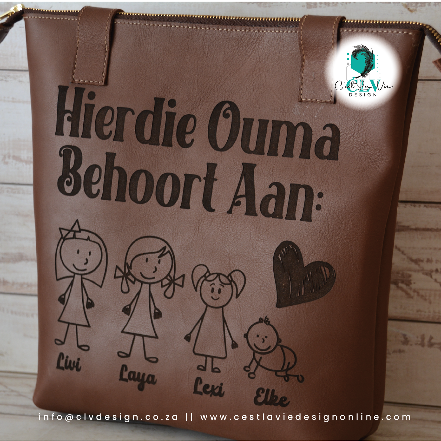 GENUINE LEATHER HANDBAG TOTE