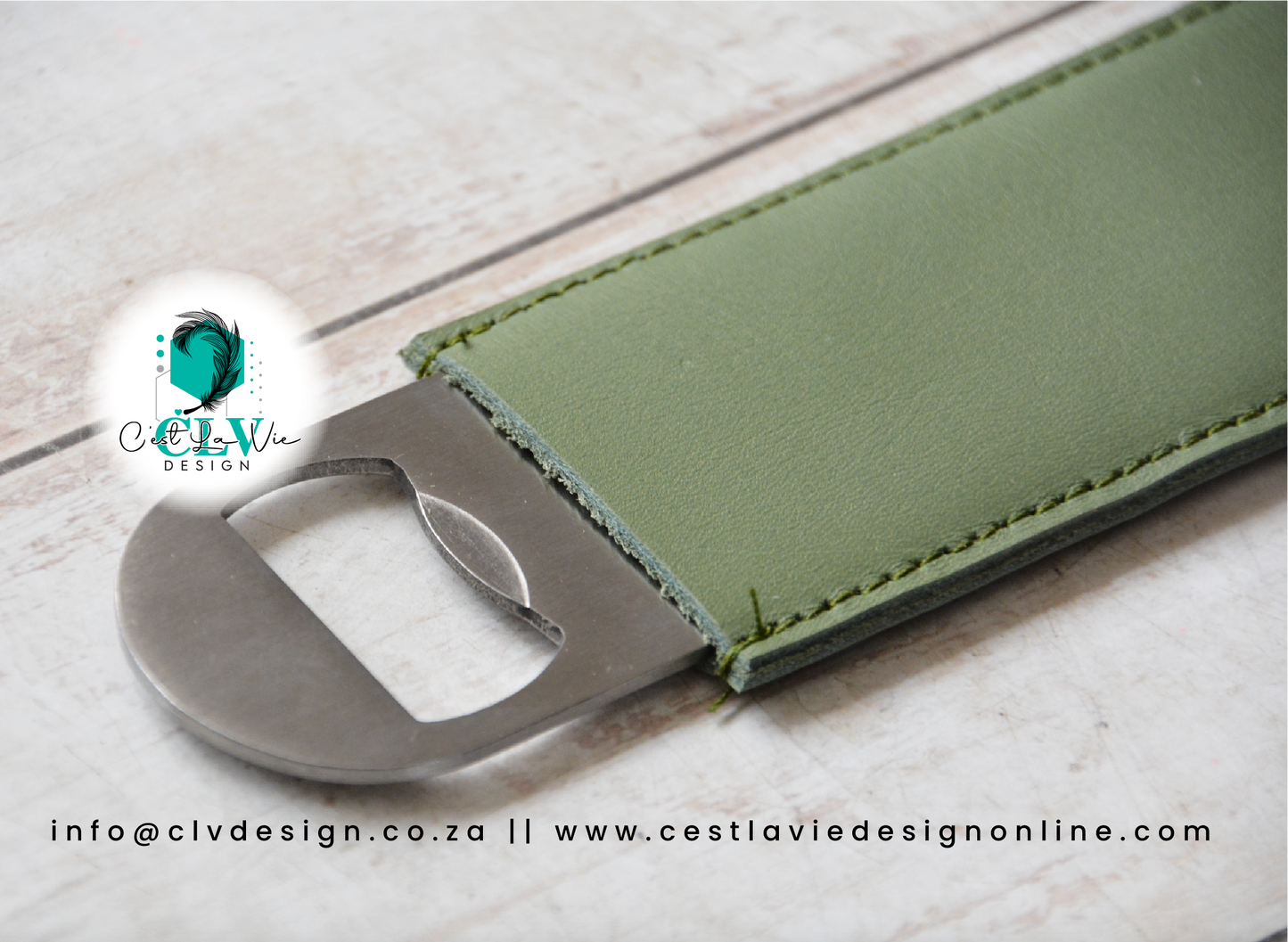 LEATHER BOTTLE OPENER