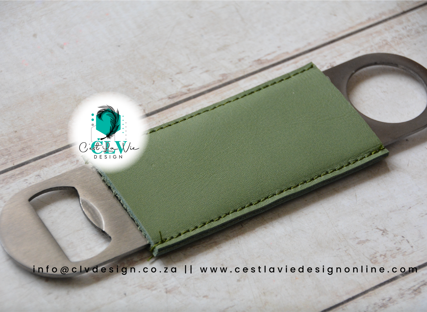 LEATHER BOTTLE OPENER