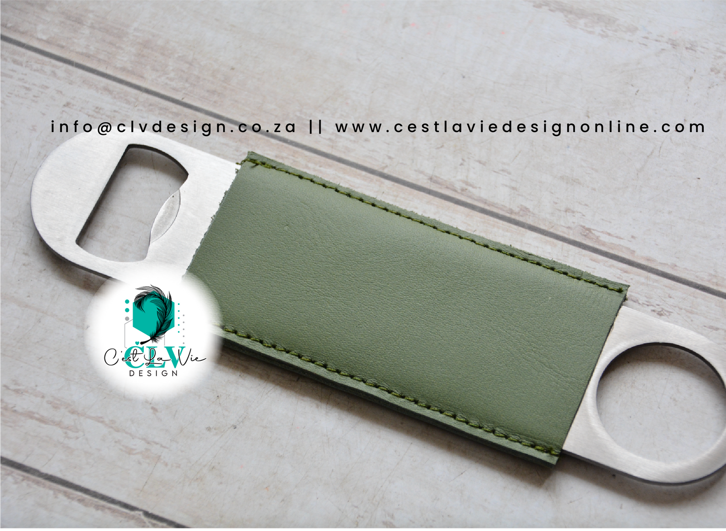 LEATHER BOTTLE OPENER