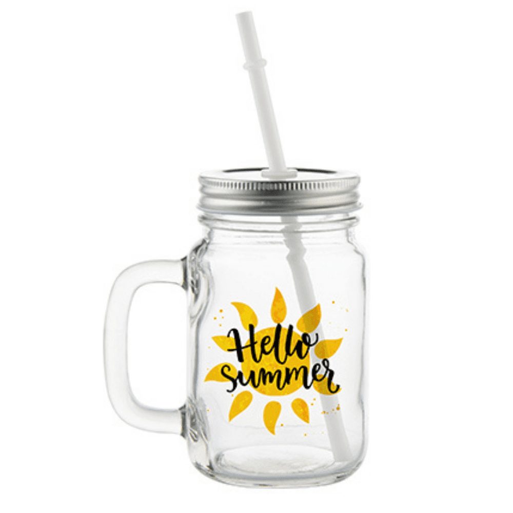 PRINTED MASON JAR