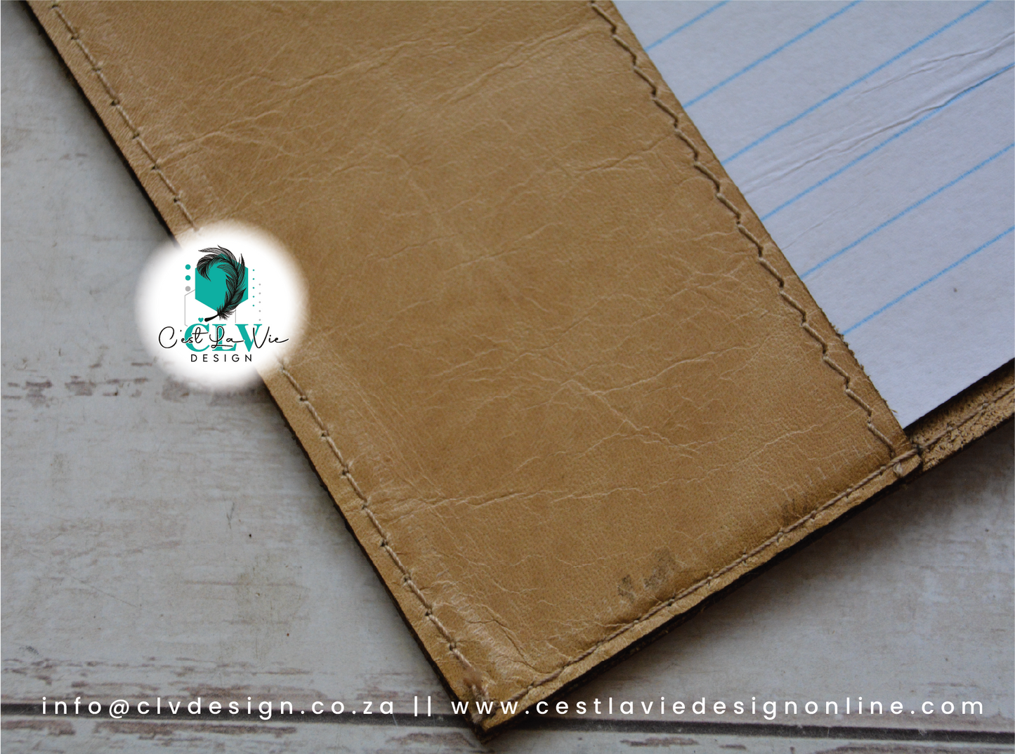 GENUINE LEATHER NOTEBOOK COVER (INCLUDES NOTEBOOK)