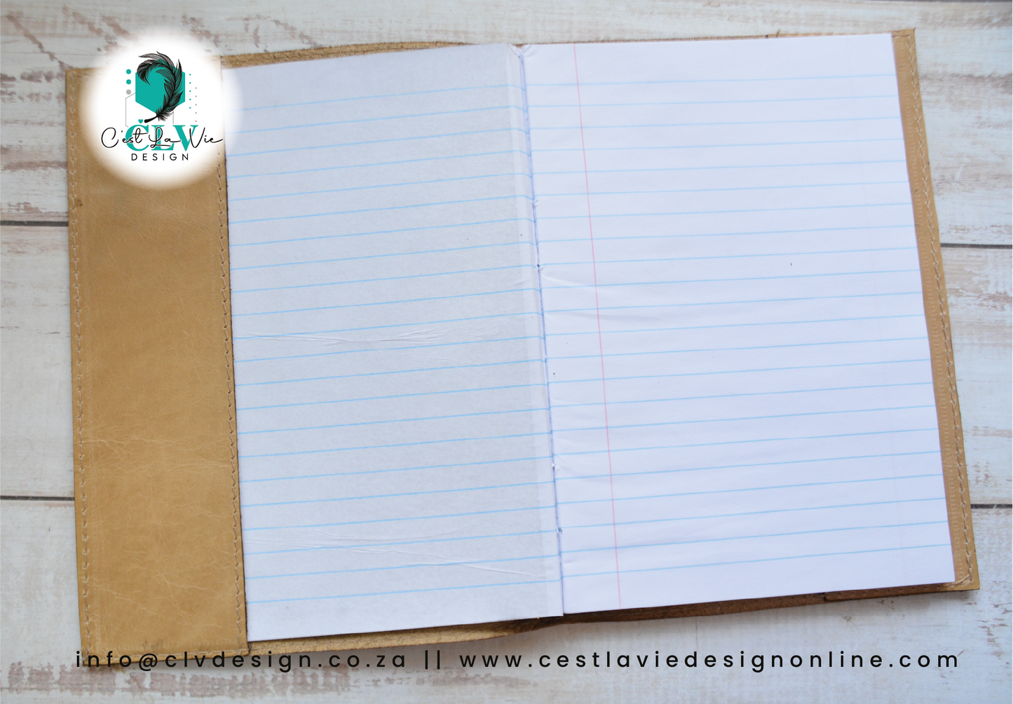 GENUINE LEATHER NOTEBOOK COVER (INCLUDES NOTEBOOK)