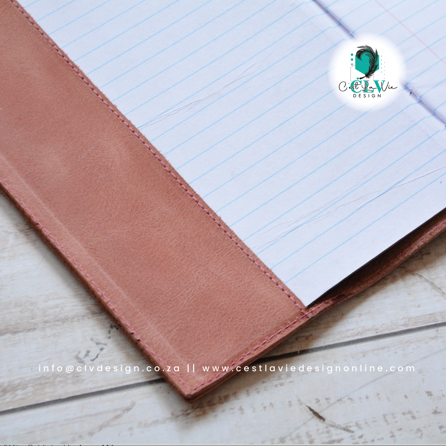 GENUINE LEATHER NOTEBOOK COVER (INCLUDES NOTEBOOK)