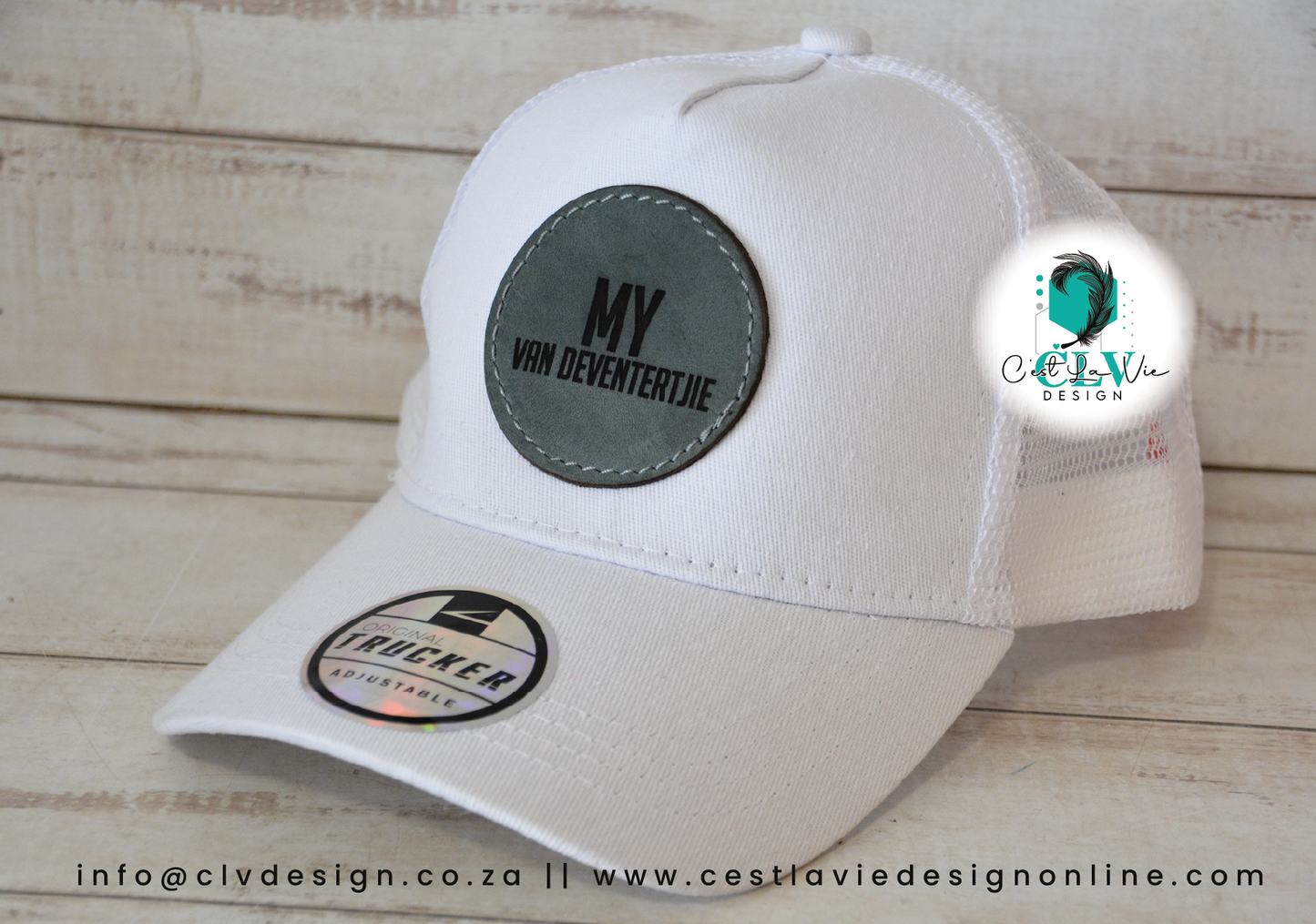 CAPS WITH LEATHER ENGRAVED PATCH (ADULTS)