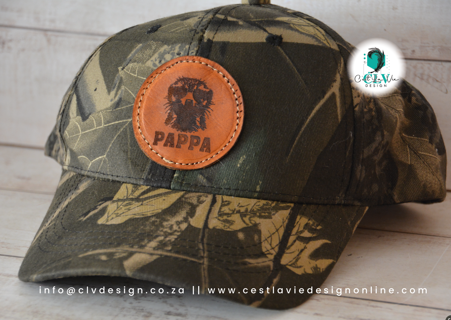 CAPS WITH LEATHER ENGRAVED PATCH (ADULTS)