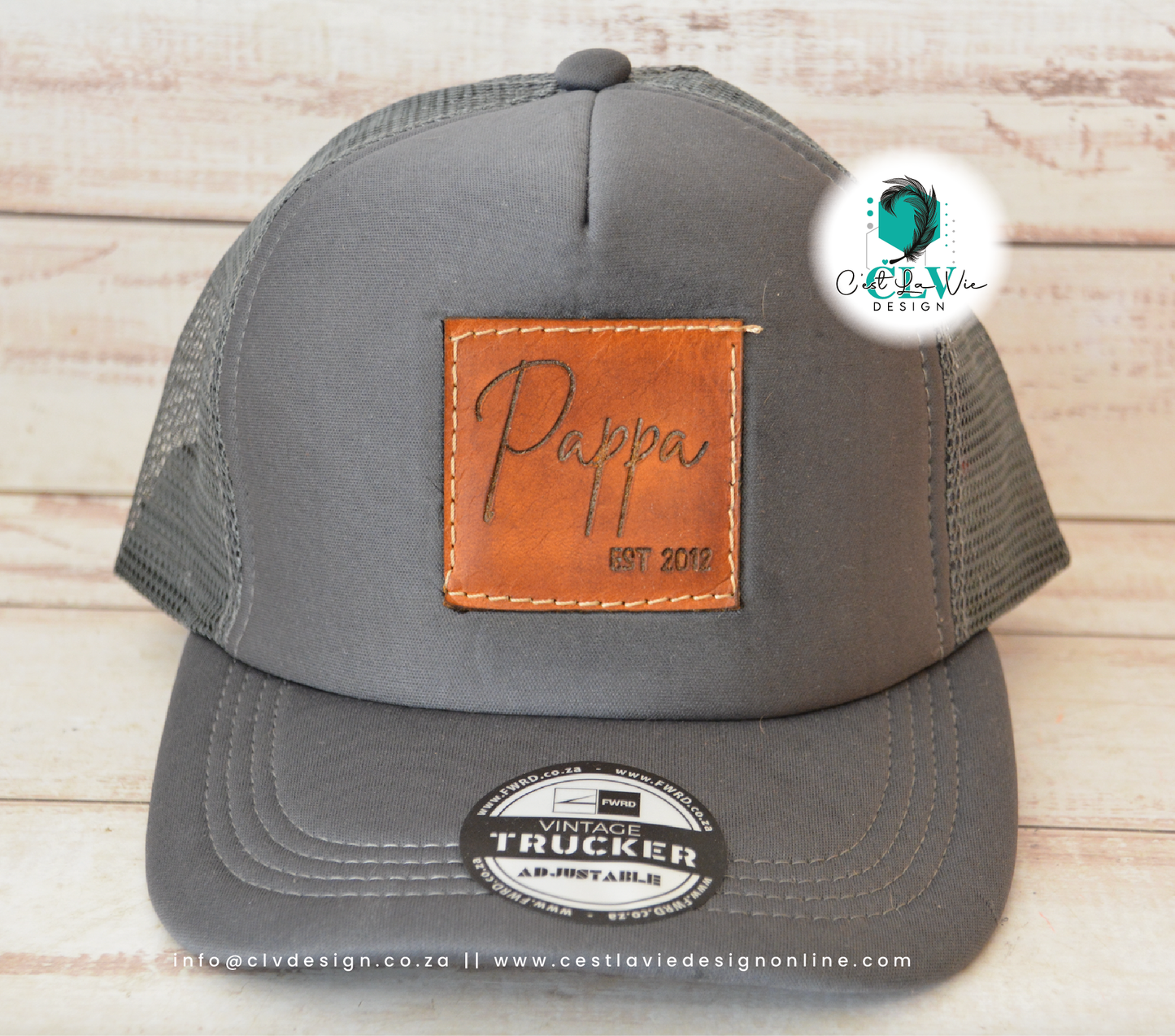 CAPS WITH LEATHER ENGRAVED PATCH (ADULTS)