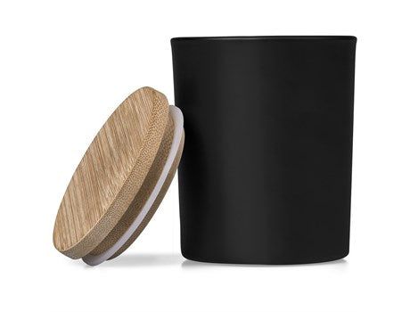 BAMBOO LID SCENTED CANDLE