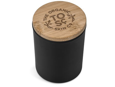 BAMBOO LID SCENTED CANDLE
