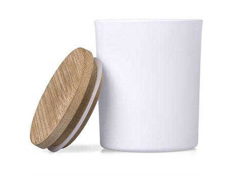 BAMBOO LID SCENTED CANDLE