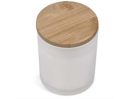 BAMBOO LID SCENTED CANDLE