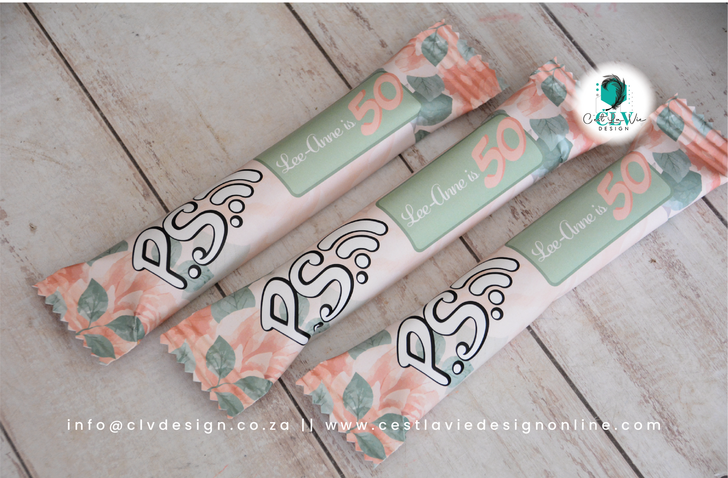 PERSONALISED PS CHOCOLATE (MIN QTY 10)