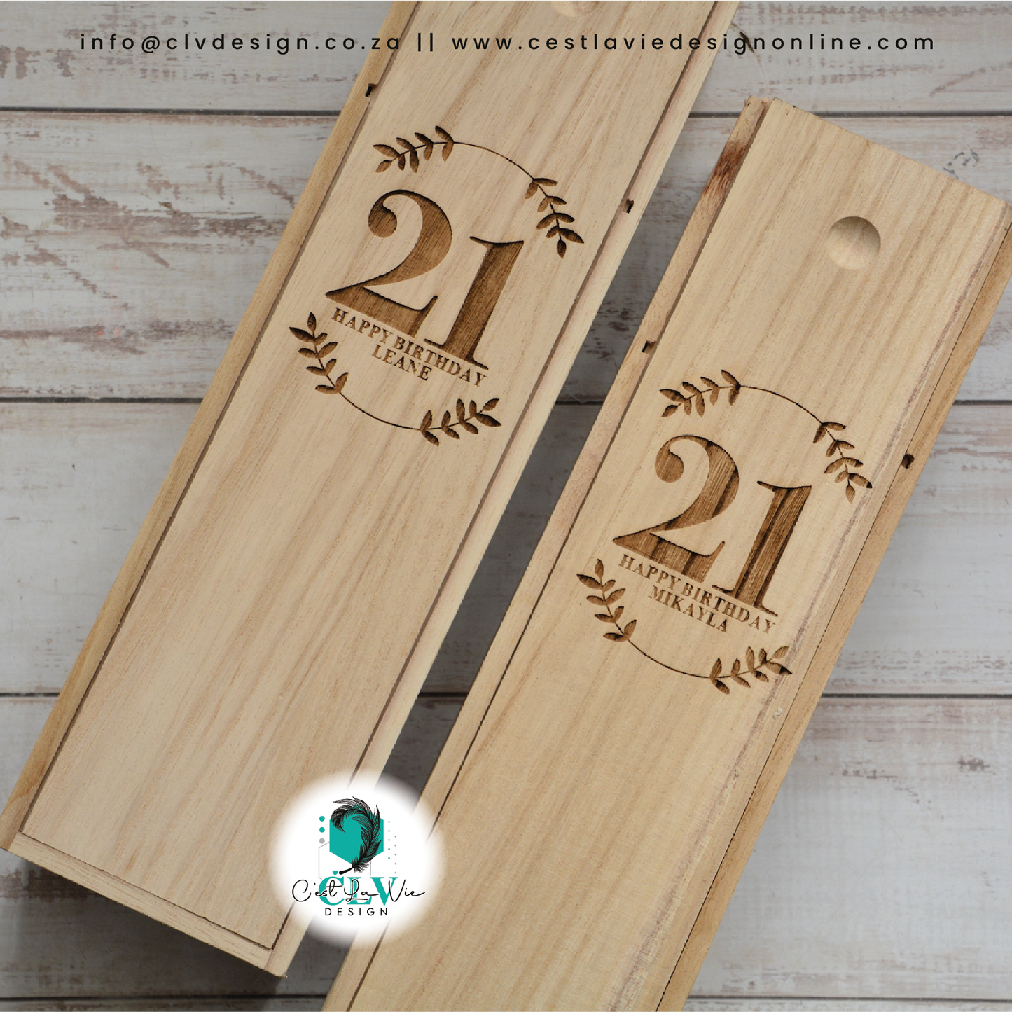 PINE WOOD WINE BOTTLE BOX
