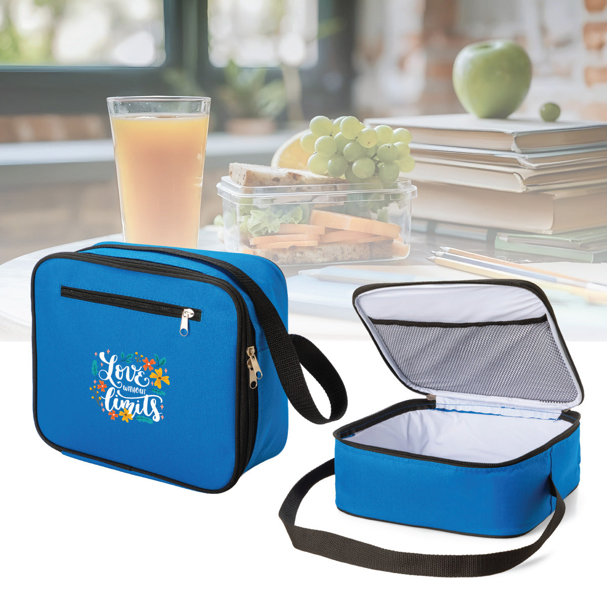 PRINTED SMALL LUNCH BAG COOLER