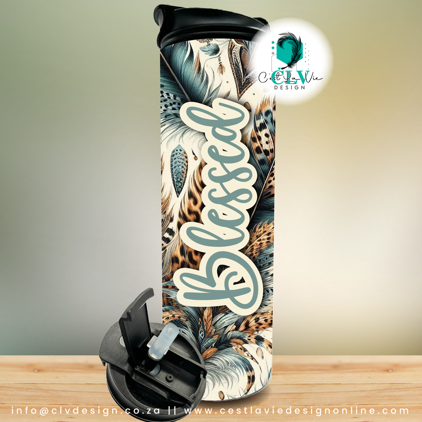 SKINNY STEEL TUMBLER (20OZ) WITH SIPPY LID