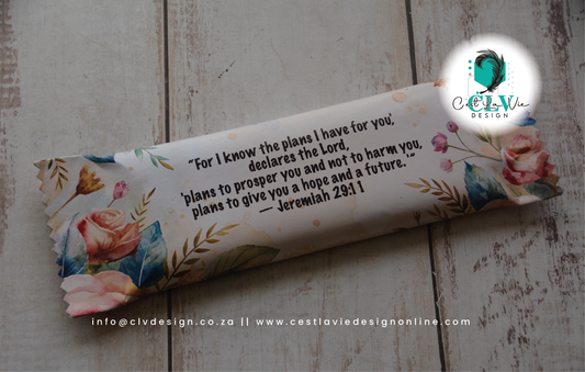 PERSONALISED SLAB CHOCOLATES (80gsm)