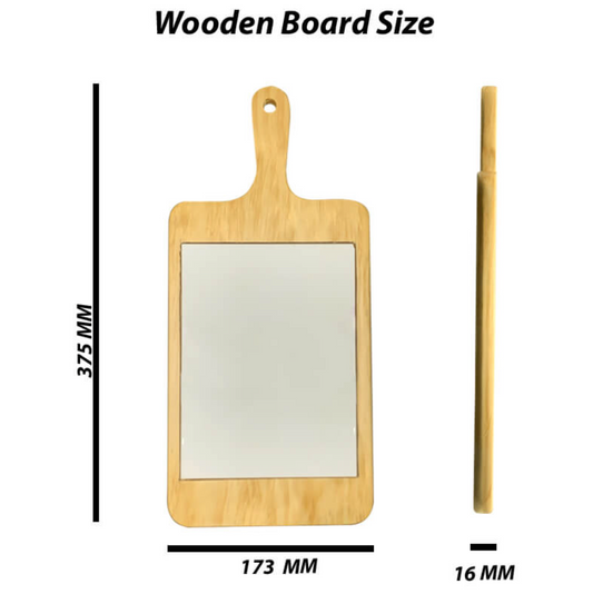 PLATTER PLATE WITH PRINTED TILE