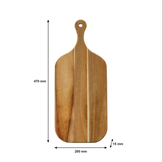 ACACIA WOOD PADDLE SERVING BOARD