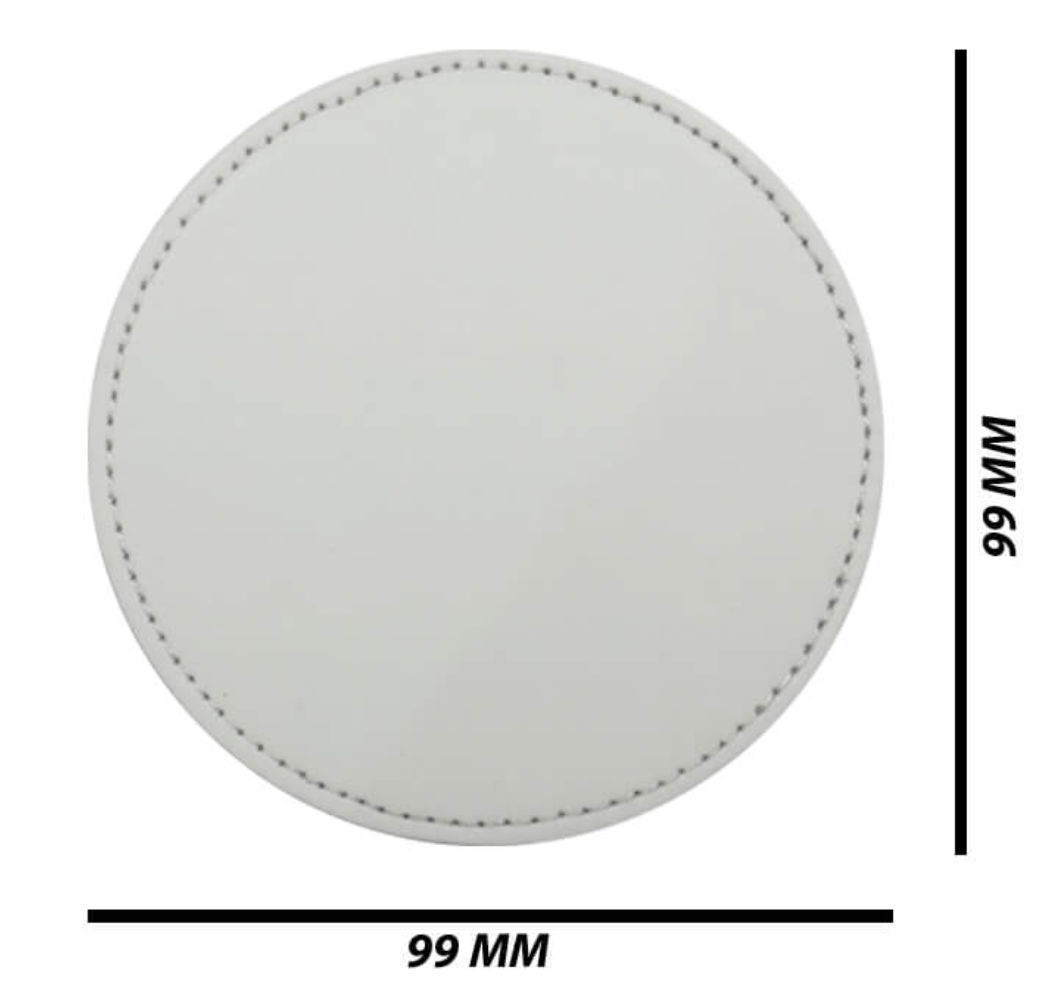 PU LEATHER COATSER (STITCHED)