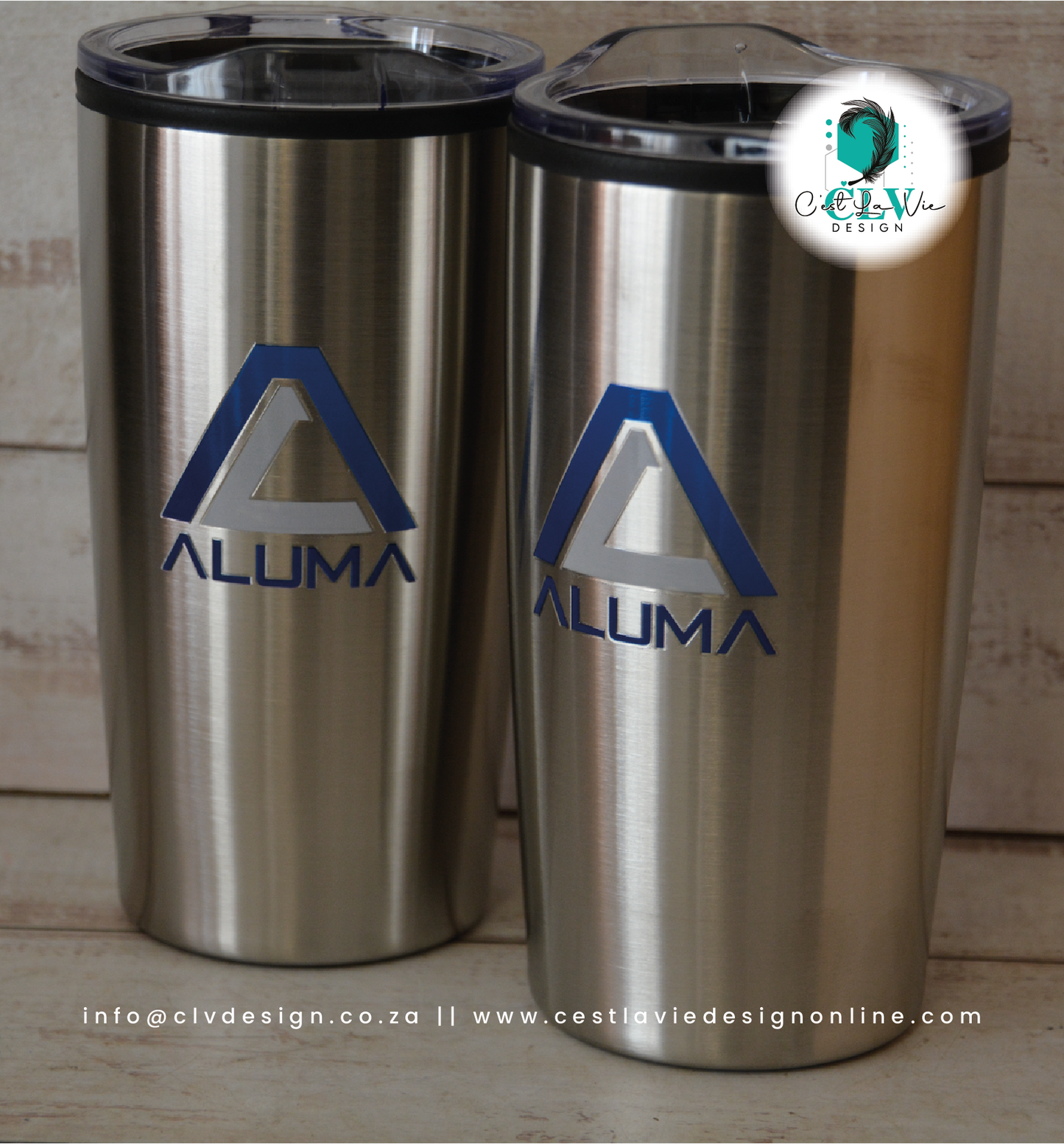 PLASTIC DOUBLE WALL TUMBLER - 550ML