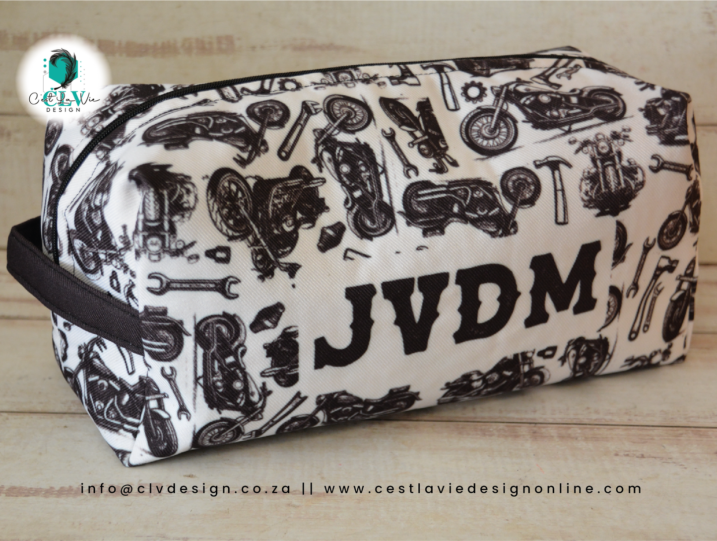 PRINTED BOX TOILETRY BAG
