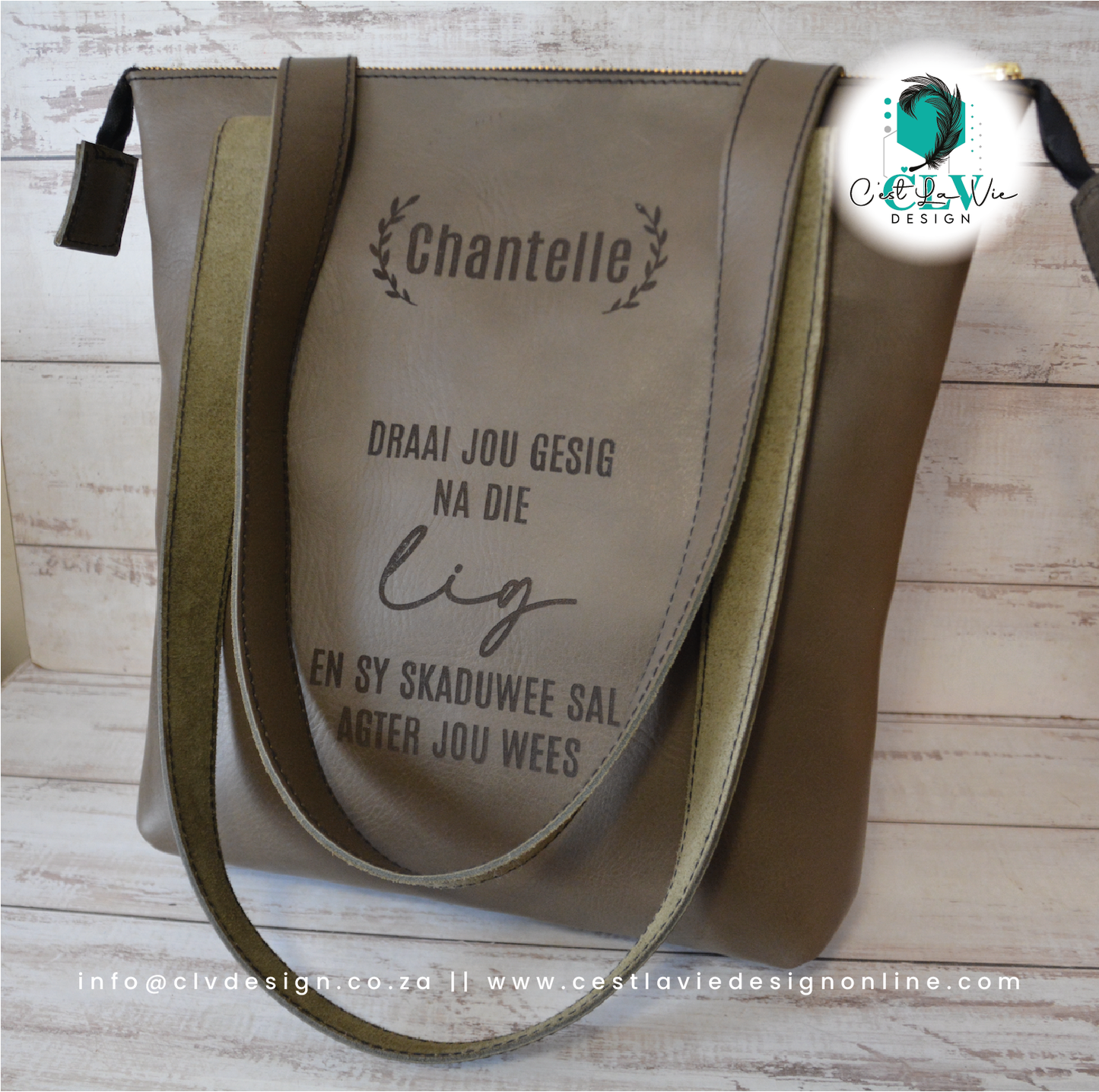 GENUINE LEATHER HANDBAG TOTE