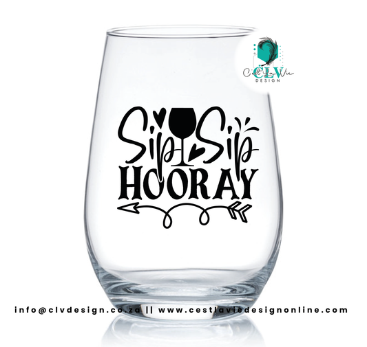 STEMLESS WINE GLASS TUMBLER