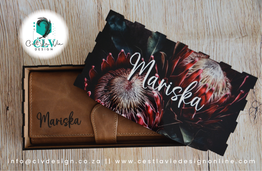 GENUINE LADIES LEATHER WALLET WITH CLIP