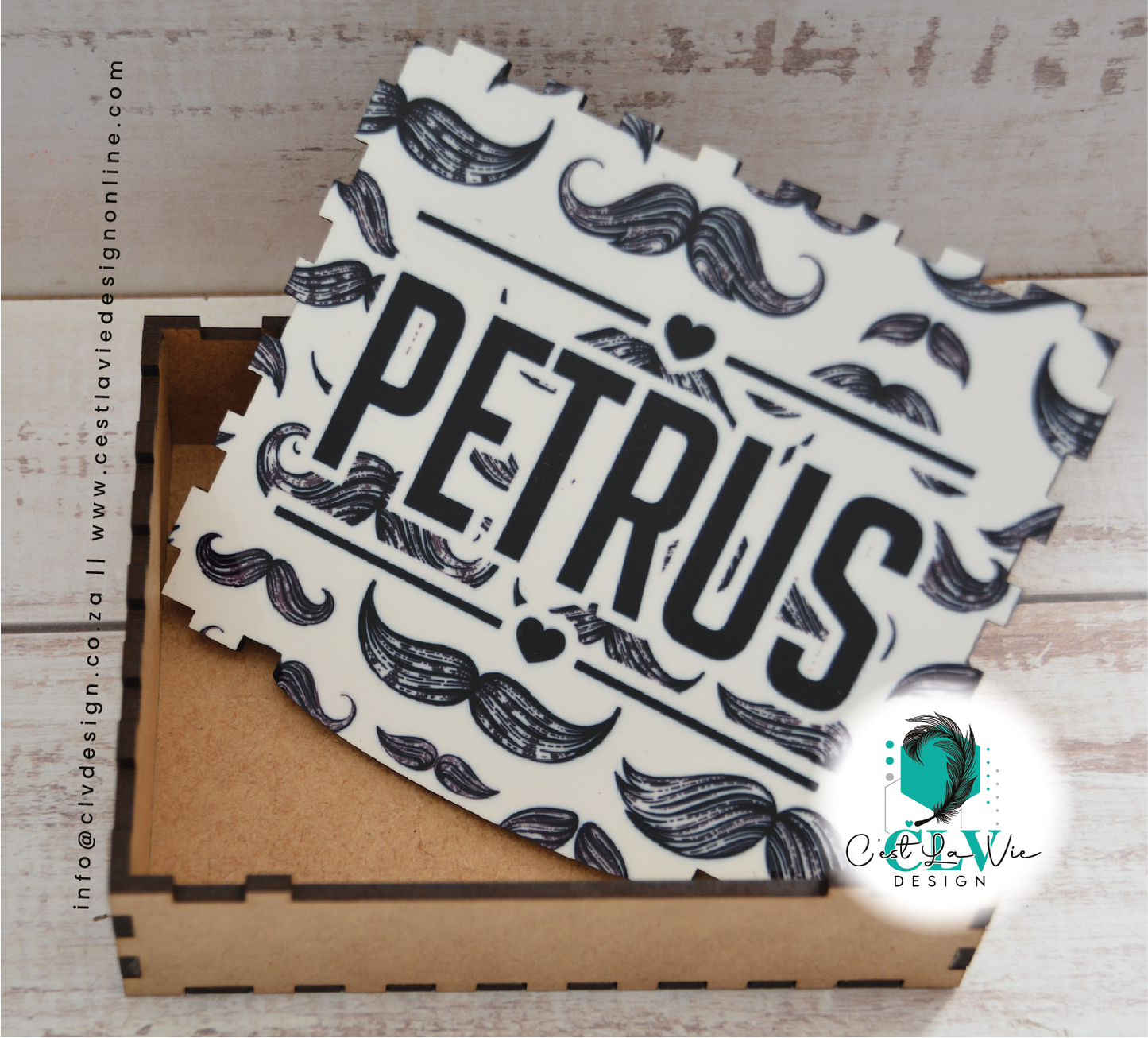 GENUINE LEATHER FINO WALLET - DARK BROWN