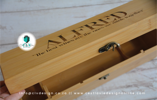 BAMBOO WINE BOX SET